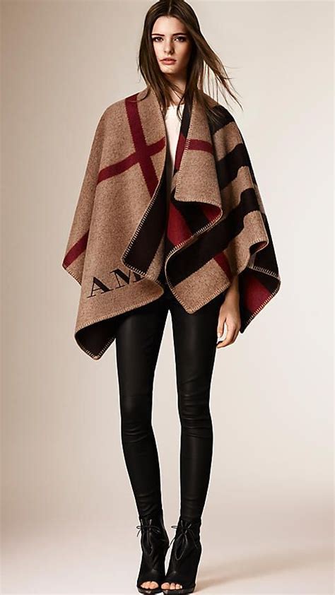 burberry turtleneck poncho